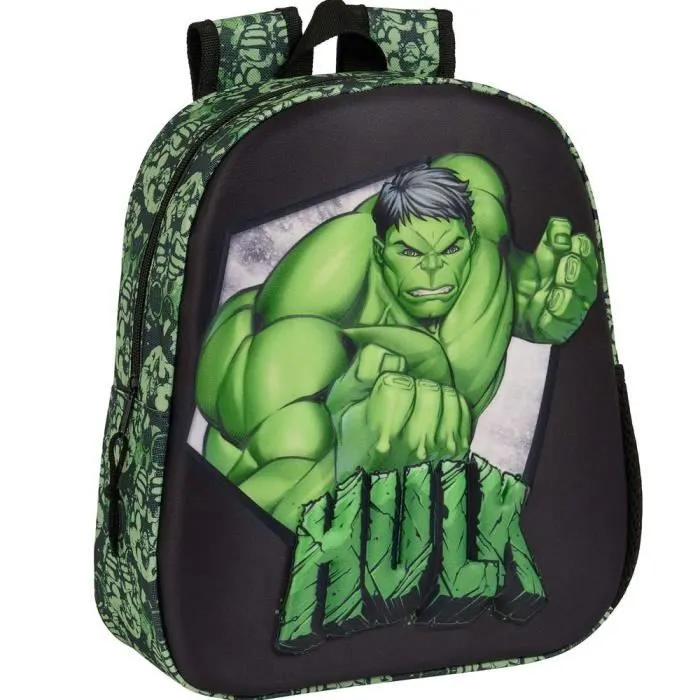 Sac à dos - AVENGERS - Hulk 3D - 33 CM - Haut de Gamme - Maternelle-0