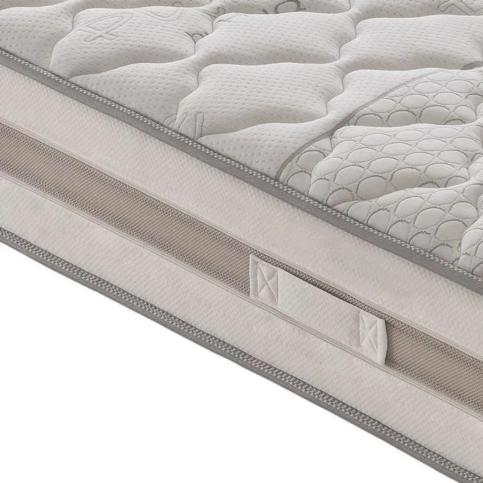 Matelas 140x190 cm "Parigi" à 800 ressorts ensachés indépendants à 9 Zones et mémoire de forme-3