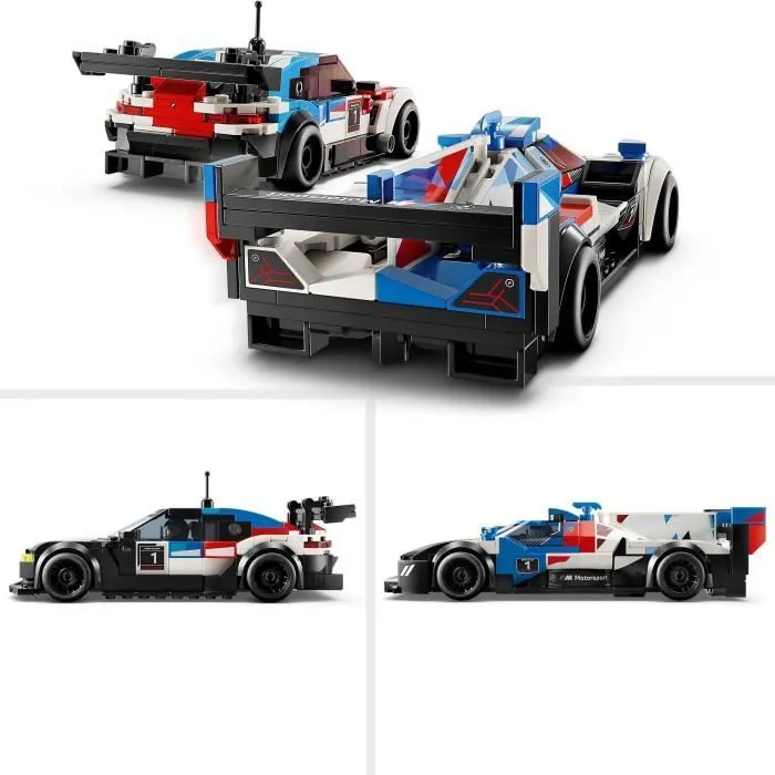 LEGO Speed Champions 76922 Voitures de Course BMW M4 GT3 et BMW M Hybrid V8, Idée Cadeau-2