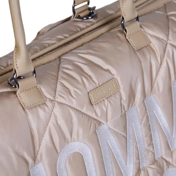 CHILDHOME - Mommy Bag Sac à langer matelassé Beige-5