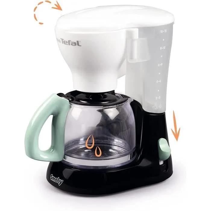 Smoby - Tefal Cafetière Express - Accessoire de Cuisine pour Enfant - Jouet d'Imitation - 310544-1