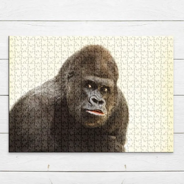 Puzzle Classique - FABULOUS - Gorille Photo Animal - 500 Pièces - Intérieur - Adulte-3