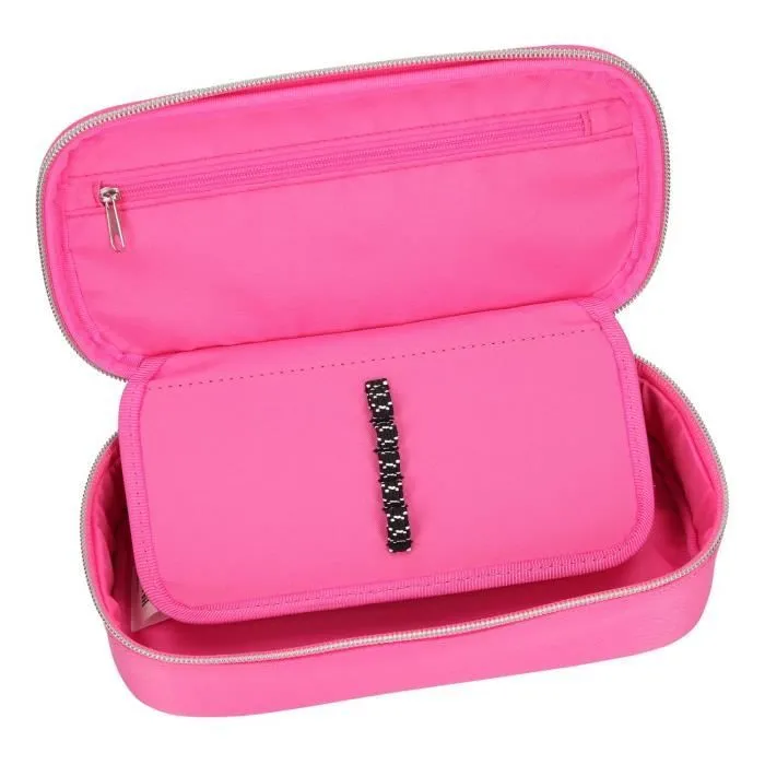 Sac à bandoulière - Depesche - Lisa et Lena J1MO71 - Rose - Compartiment pour équerre - Passants pour stylos-2