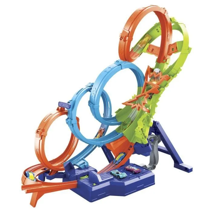 Hot Wheels-Coffret Ultra Crash Looping-Propulseur et voiture HXR70-2