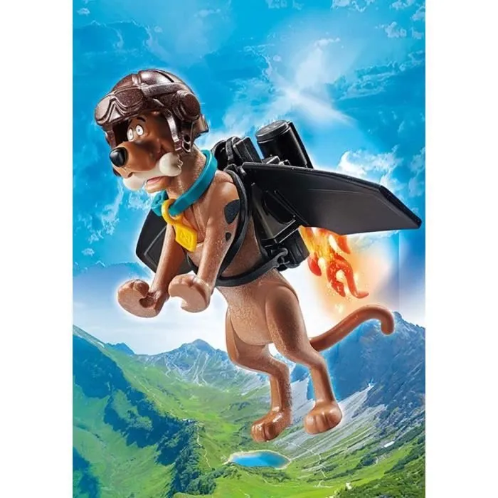 PLAYMOBIL - 70711 - SCOOBY-DOO Pilote avec jetpack - Multicolore - Enfant - 5 ans et plus-1