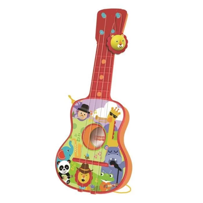 FISHER PRICE Guitare 4 cordes - Avec boîte plastique-0