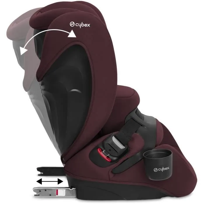 Siège auto CYBEX Pallas B2 I-Size - Dès 15 mois jusqu'à 12 ans - Dark red-1