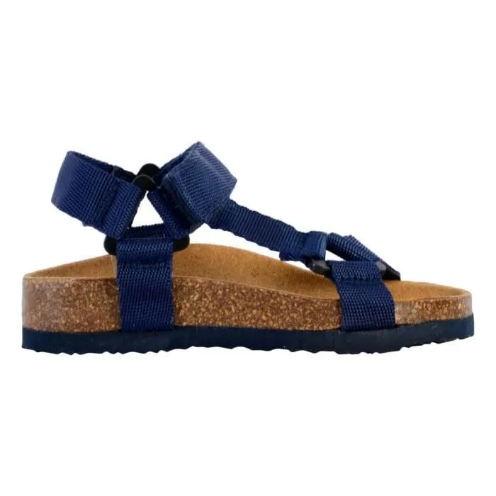 Sandales enfant - Scholl - Monkey - Bleu Marine - Scratch - Confort exceptionnel-1