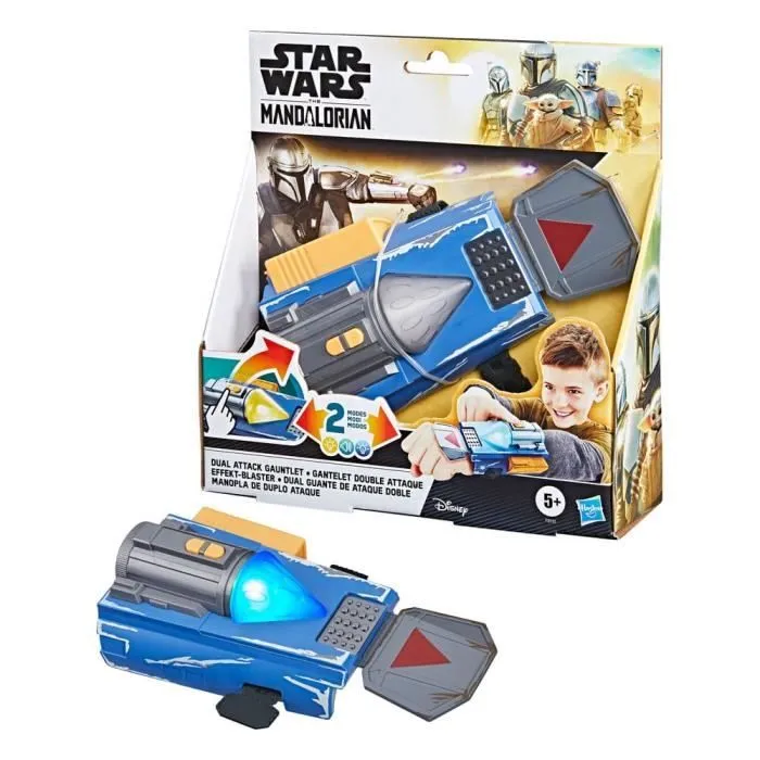 Jouet - HASBRO - Gantelet double attaque Star Wars The Mandalorian - Attaque multi-cibles et lance-flammes-2