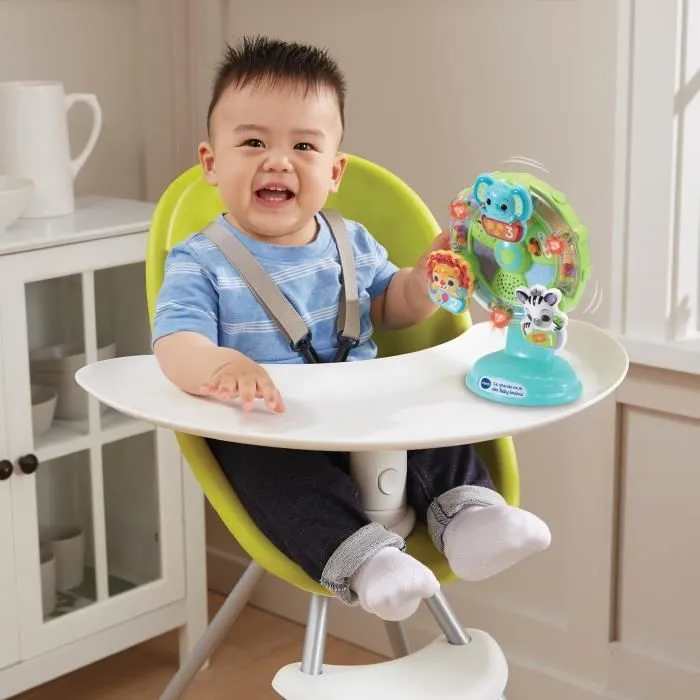 VTECH BABY - La Grande Roue des Baby Loulous - Roue musicale avec ventouse anti-chute - Vert/Multicolore-1