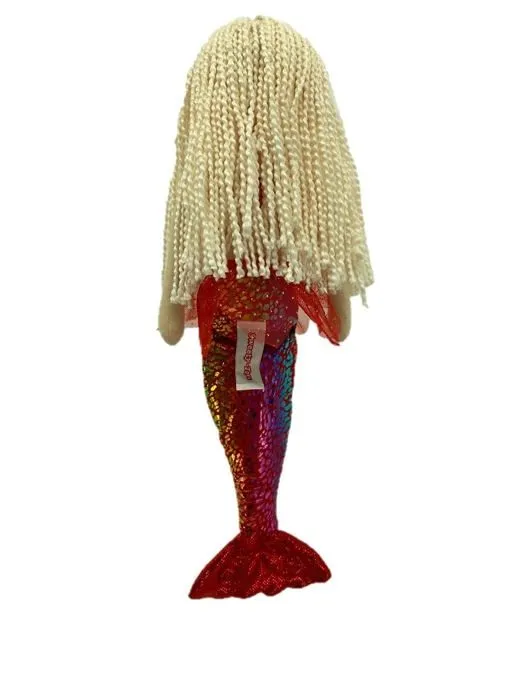Poupee Sweety toys - 13357 - Poupee en Peluche sirene 45 cm Rouge-2