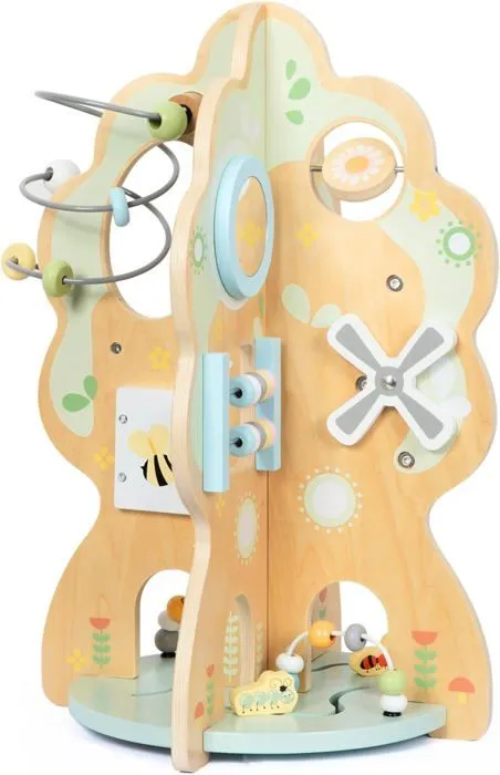 Jouet d'Activité Éducatif - Mamabrum - Forme d'arbre - 10 en 1 - Miroir - Engrenages - Horloge-4