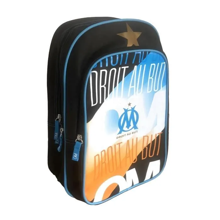 Sac à dos scolaire - OLYMPIQUE DE MARSEILLE - Collège - Blanc - 20L-0