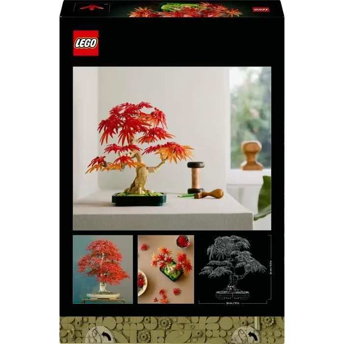 LEGO Botanicals 10348 Bonsaï d’Érable Rouge du Japon - Kit de Construction pour Adulte-5