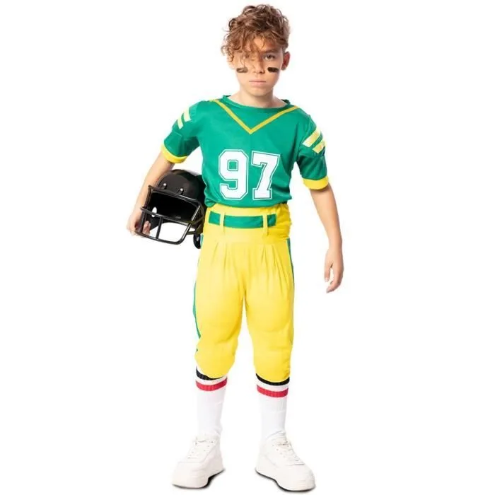Déguisement joueur de rugby - EUROCARNAVALES, SA - 9 ans - Vert - Garçon-0