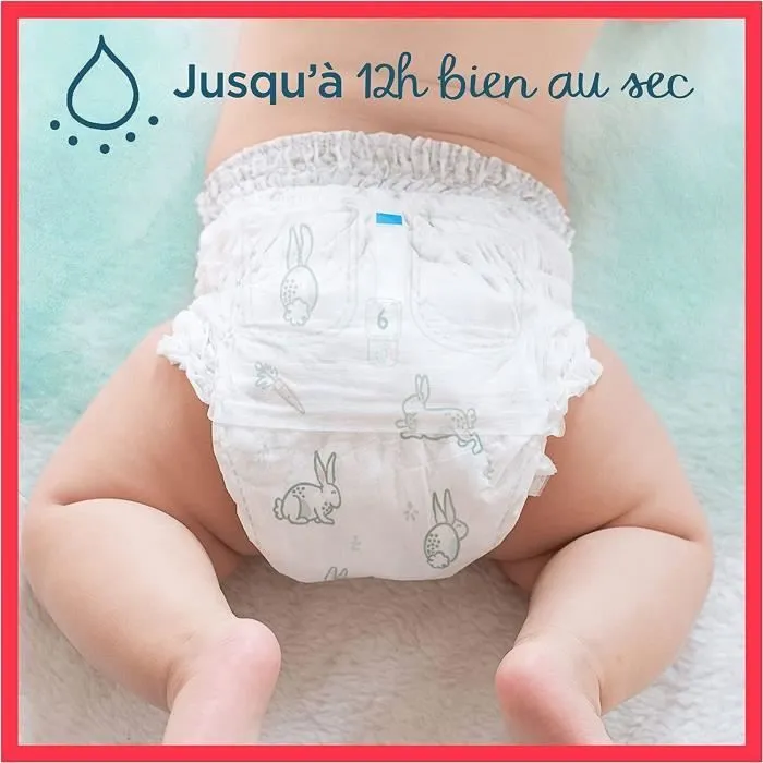 Couches Pampers Harmonie Taille 6 - 70 couches - Douceur Naturelle - Absorption Supérieure - Ajustement Parfait-2