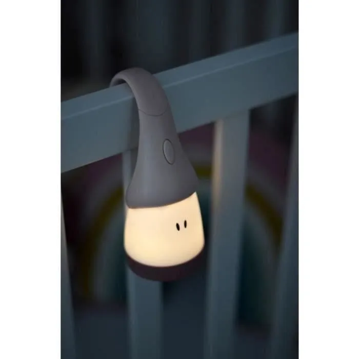 BEABA Veilleuse et lampe torche 2 en 1, nomade, rechargeable USB, longue autonomie 90h, Rose dragée-4