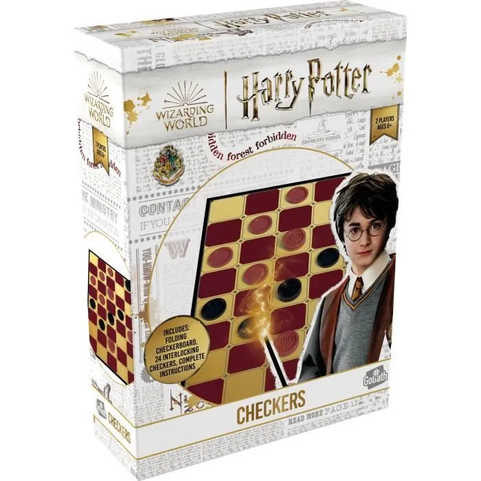 Jeu de société - GOLIATH - Checkers Harry Potter-0