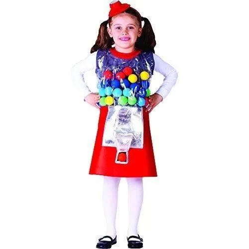 DRESS UP AMERICA - 749-L - DEGUISEMENT DE MACHINE A BONBONS - 12-14A AN-0