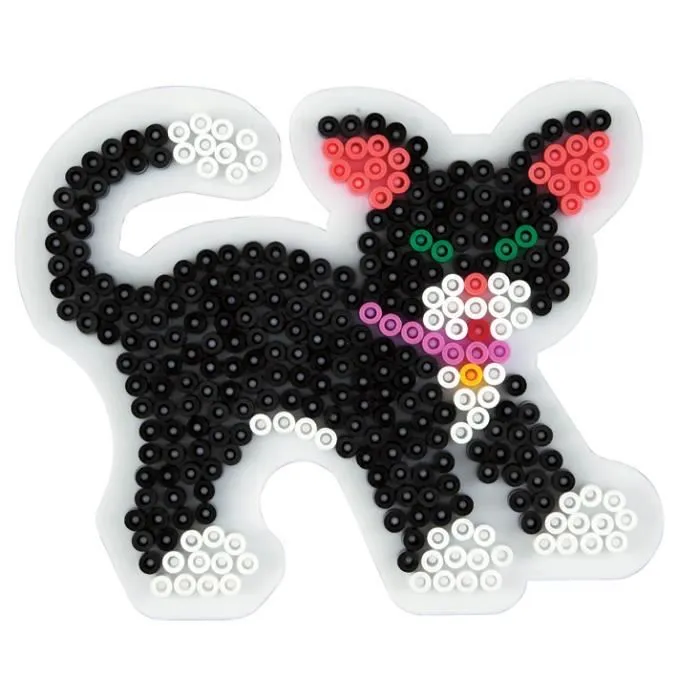 Boite de perles à repasser - HAMA - Chiens et Chats - 2000 perles MIDI - 2 plaques - Dès 5 ans-1