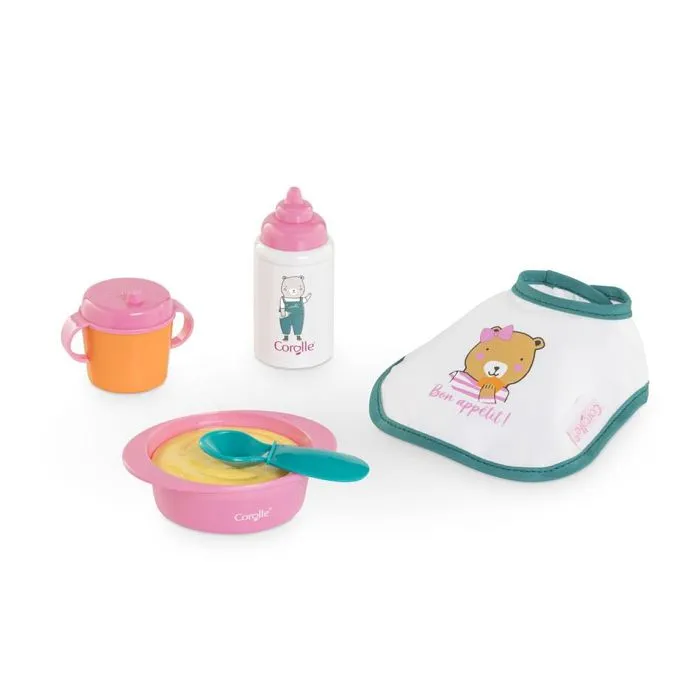 Coffret Repas - Corolle - Petit Coffret Repas pour poupon 30 cm - Accessoires inclus - Mixte - 18 mois et plus-1