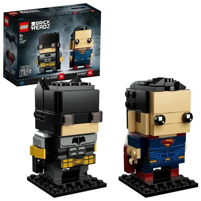 LEGO BrickHeadz Tactical Batman vs Superman - 41610, Jeu de construction, Multicolore, 10 année(s), 209 pièce(s)-2