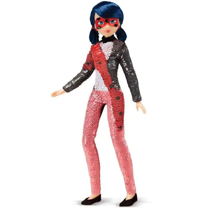 Poupée à sequin Miraculous Ladybug - Marinette - 26 cm - BANDAI-0