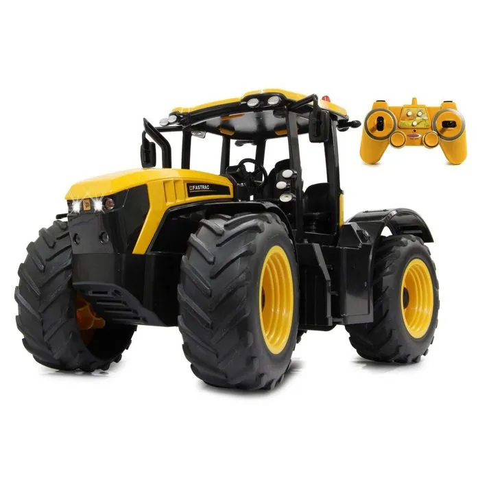 Tracteur JCB Fastrac télécommandé 1:16 - Jamara - Blanc/Multicolore - Pour enfant dès 5 ans-1