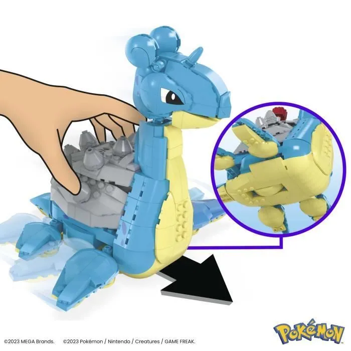 MEGA Pokémon-Lokhlass-Figurine articulée à construire (527 pcs) HKT26-5