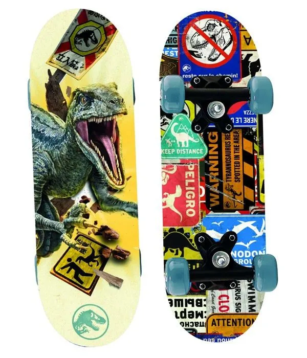Vehicule porteur Joy toy - 22585 - Mini Skateboard Jurassic World Dominion en Bois 43 x 12 x 8 cm, Grand-0