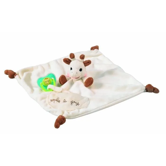 SOPHIE LA GIRAFE Doudou avec Attache Sucette-3