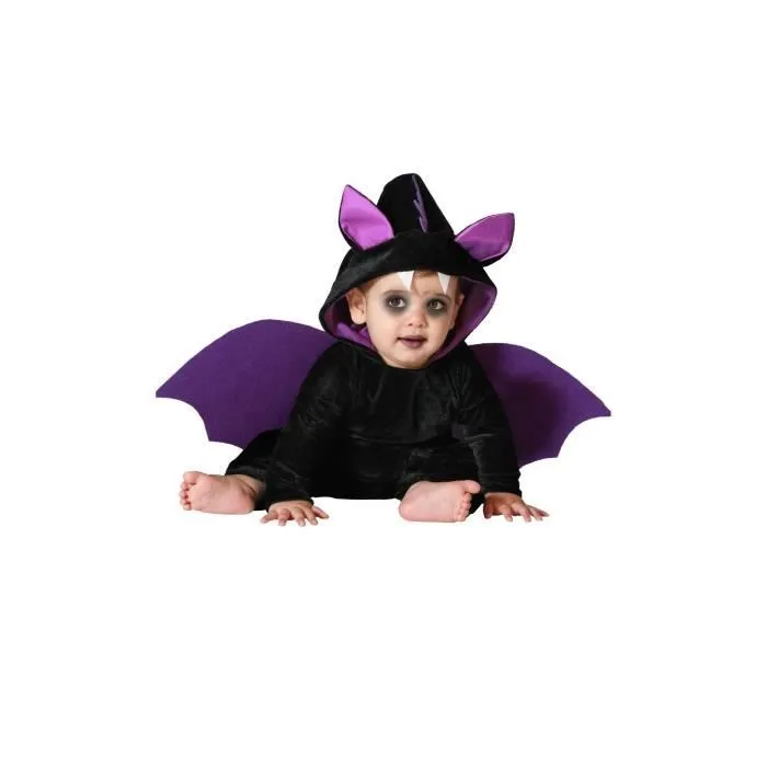 Déguisement chauve-souris violette bébé - ANGEL TOMAS, SA - 6 mois - Violet-0