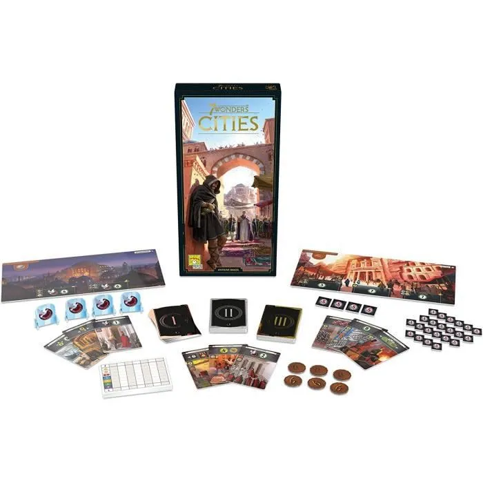 Repos Production | 7 Wonders - Extension Cities - Nouvelle version 2020 | Jeu de société | À partir de 10 ans | 3 à 7 joueurs-1