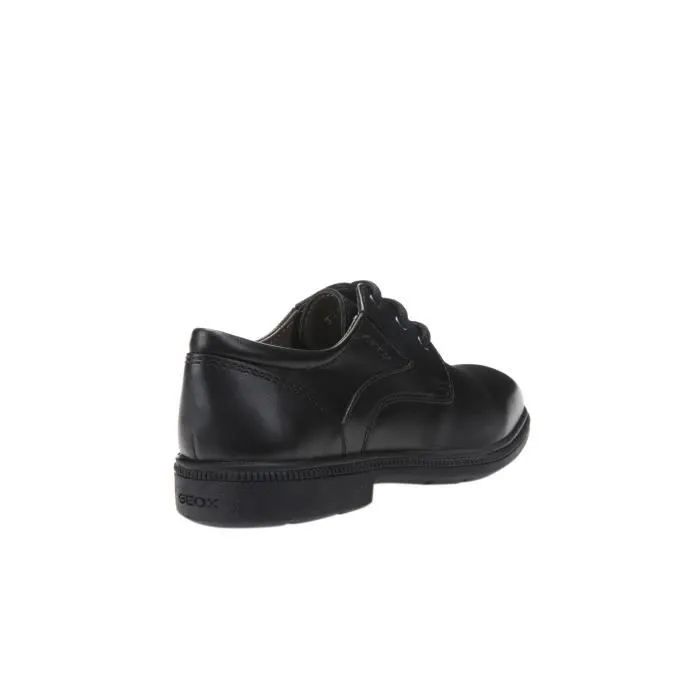Geox J Federico M Chaussures d'école in Cuir pour Garcon Brogue Noir-2