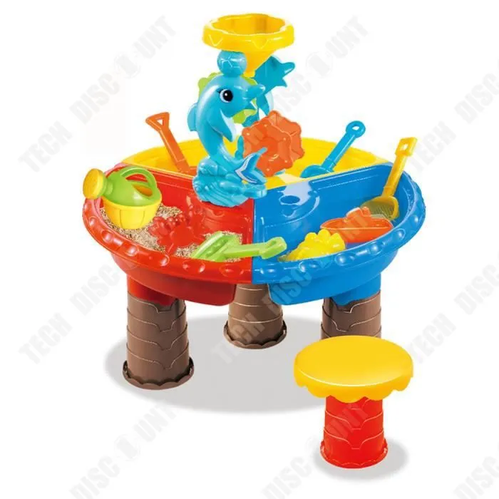 Jeu de sable - TD® - Ensemble de table - Enfants 3-6 ans - Plastique - 45x44x14 cm-0