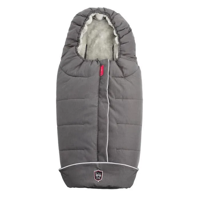 WILLIAM KENT 1733 Chancelière Alaska Gris Anthracite - 100% polyester - Compatible avec les harnais 3 ou 5 points - Dès 6 mois-0
