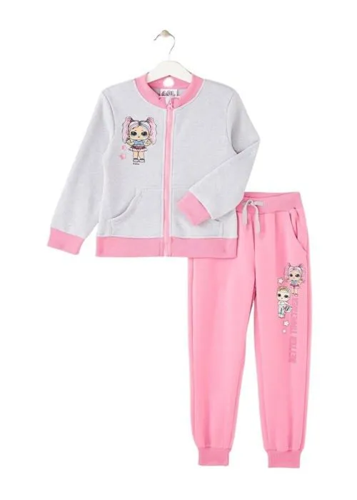 Ensemble de vetements Disney - LOL 52 12 275 U GRIS - Survetement Fille Jogging-0