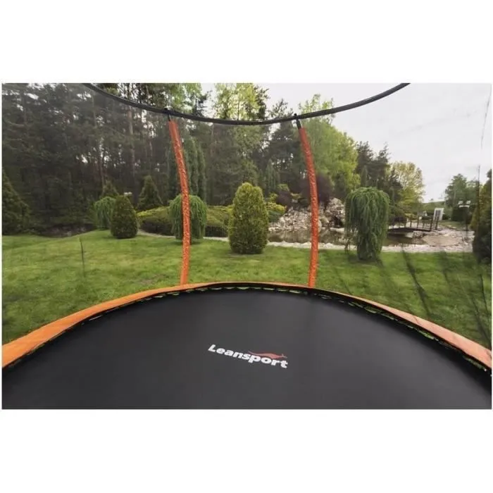 Lit élastique - Trampoline Sport Best, Diamètre 244 cm, Rouge-2