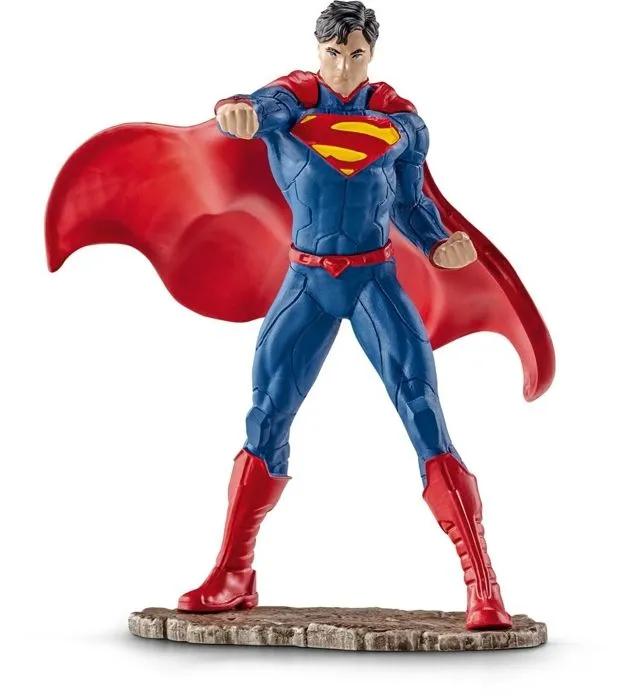 Figurine Superman à La Lutte - SCHLEICH - Licence Justice League - Pour Enfant de 3 Ans et Plus-0