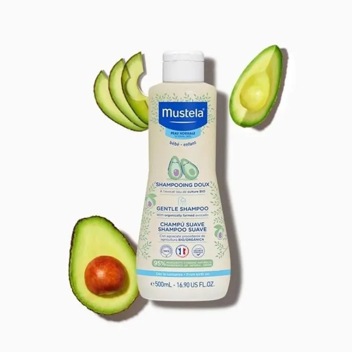 Mustela Shampoing Doux Bébé à l'Avocat Bio 200 ml-2