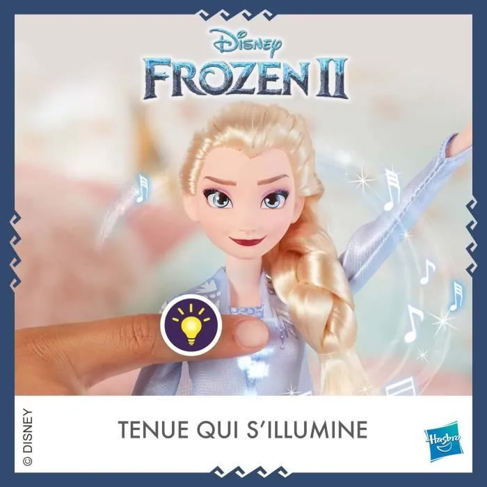 Disney La Reine des Neiges 2 - Poupee Princesse Disney Elsa chantante (français) - 27 cm-4