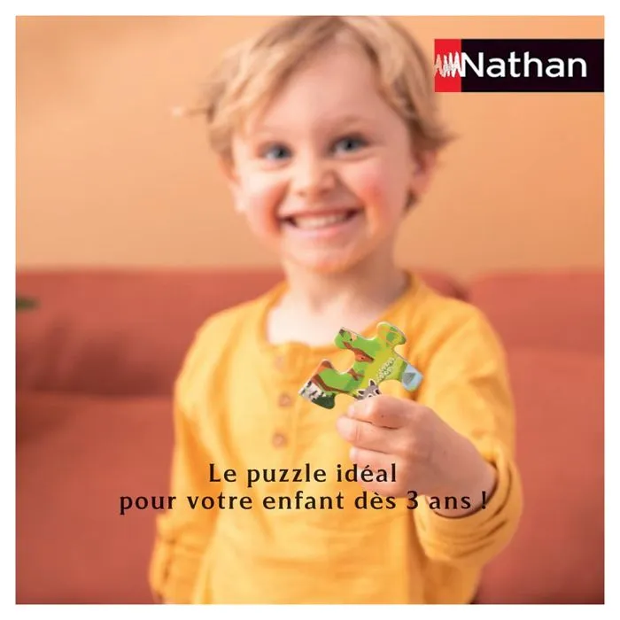 Puzzle cadre 15 pièces : Le Roi Lion Disney : Simba et Nala-1