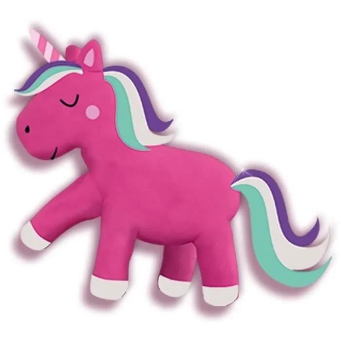 Pâte à modeler licorne 4x90 g - SES CREATIVE - Spécialement conçue pour créer de magnifiques licornes.-3