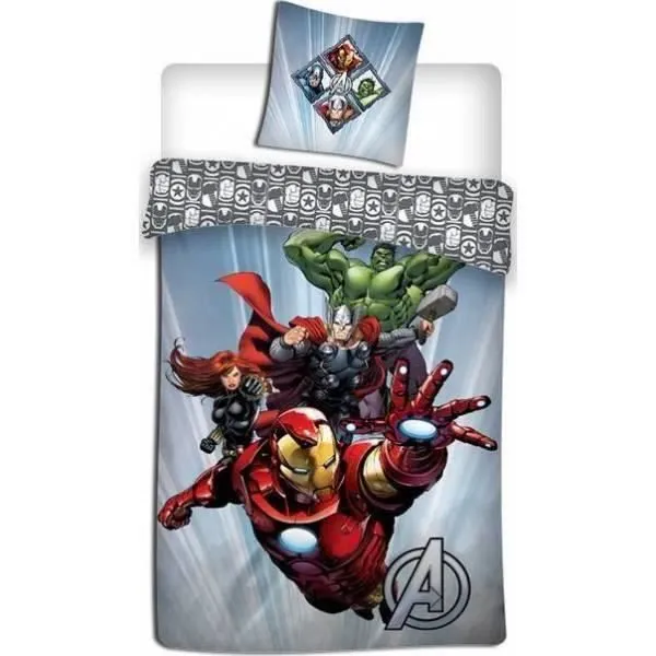 Parure Housse de Couette Avengers + Taies d Oreiller Avengers-0