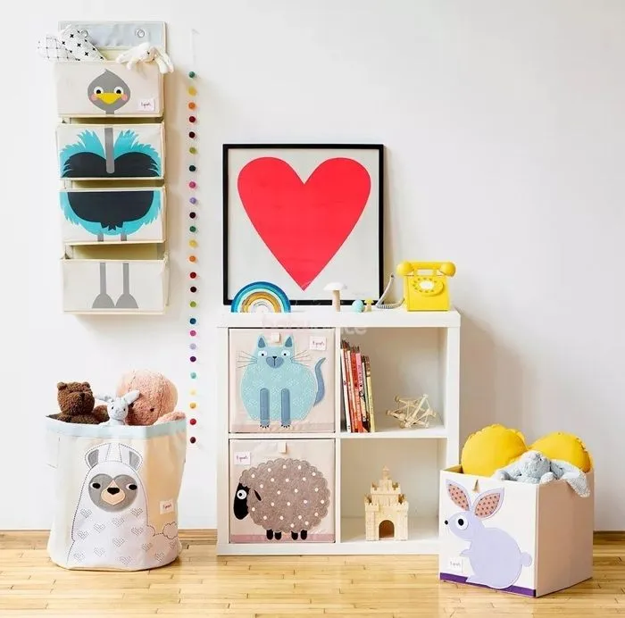 3 Sprouts - Sac à jouets Lama - ELEMENTS FOR KIDS-1