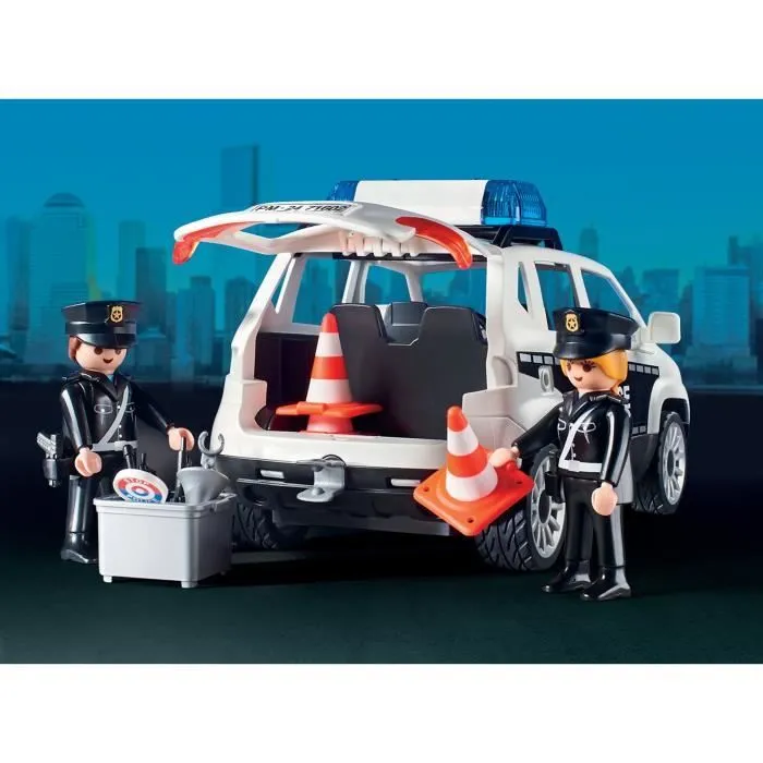 PLAYMOBIL 71602 Poste de police et véhicules, Les Policiers, Action Heroes, 159 pièces, Dès 4 ans-4