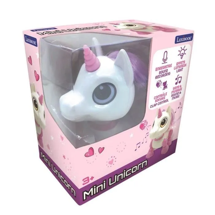 Robot Licorne Power Unicorn Mini - Effets Lumineux et Sonores - Contrôle par Claquement de Main - Répétition-4