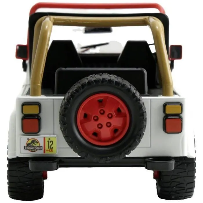 JADA TOYS Jurassic Park 1992 Jeep Wrangler 1:24 Modèle réduit de voiture-2