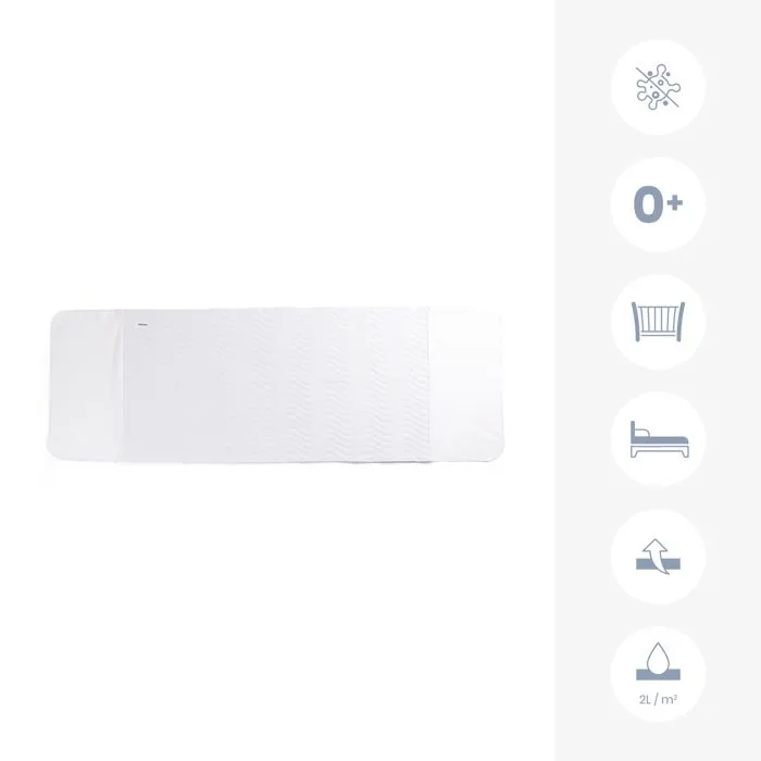 doomoo Protège Matelas et Drap Absoplus - Ultra Absorbante jusqu'à 2L par m3 - Garde bébé au Sec - Pour lit en 60x120cm ou 90x200cm-3