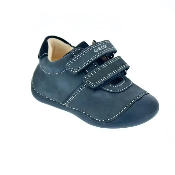Basket Enfant - Geox - Tutim - Scratch - Bleu - Confortable-2